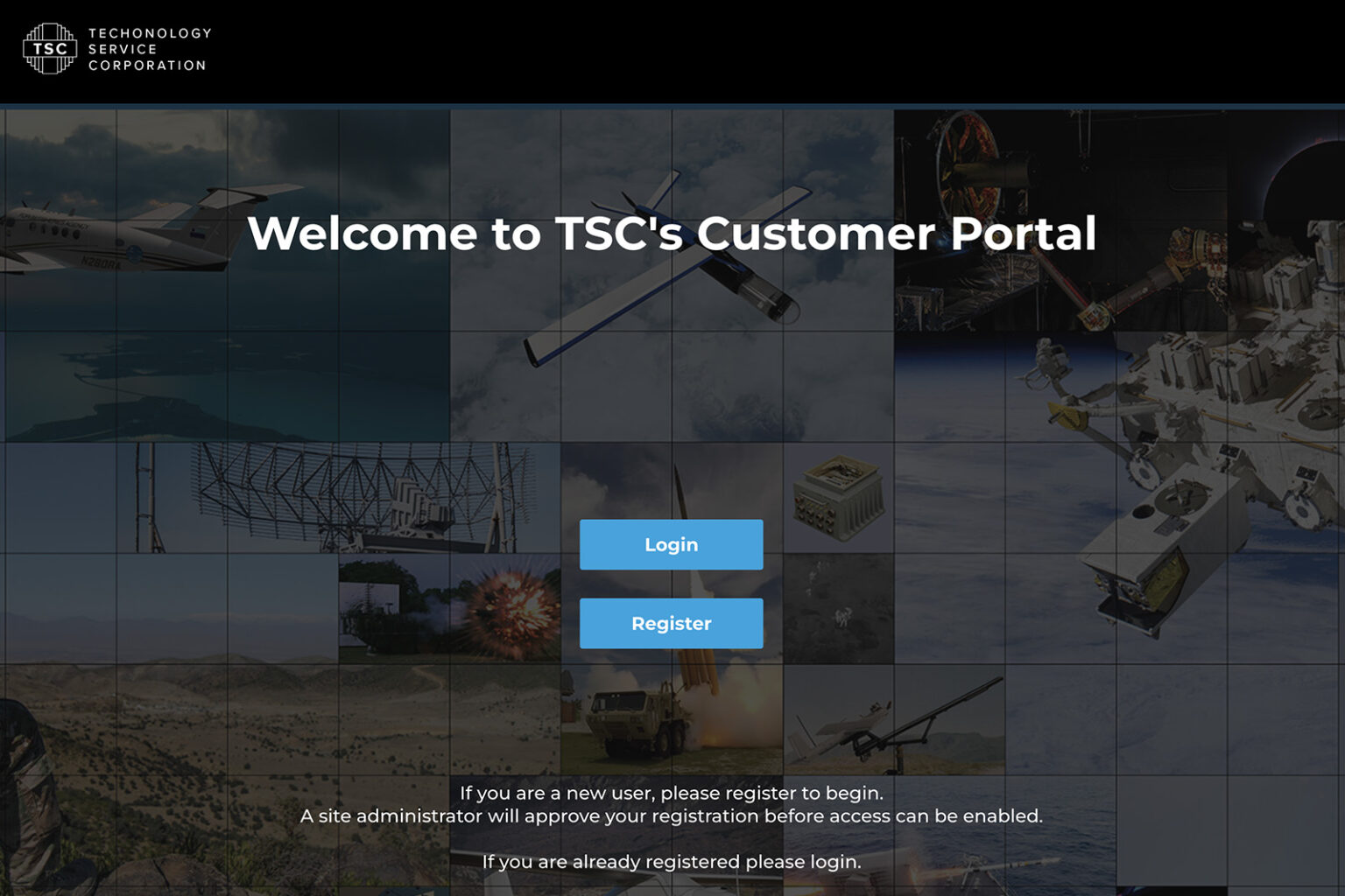 New Customer Portal TSC